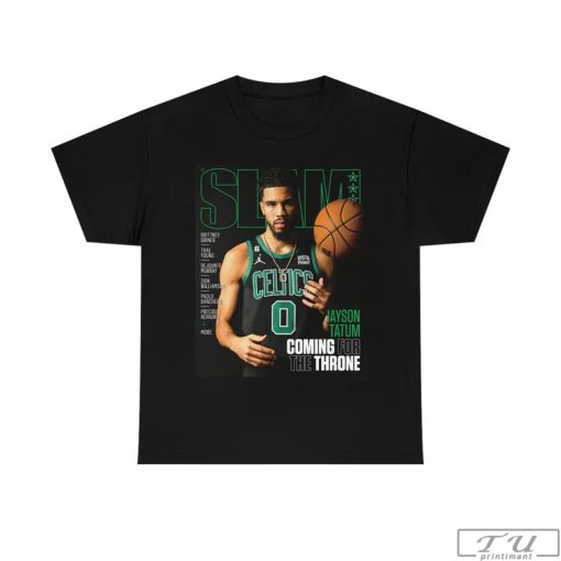 Jayson Tatum T-Shirt, Slam Cover Tee Shirt, Boston Celtics Jayson Tatum Shirt
