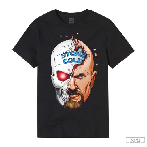 “Stone Cold” Steve Austin Half Skull T-Shirt, Austin 3:16 Shirt