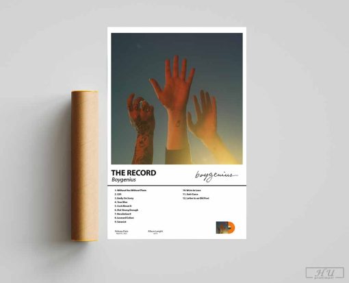 The Record By Boygenius Poster, Album Cover, Tracklist Poster