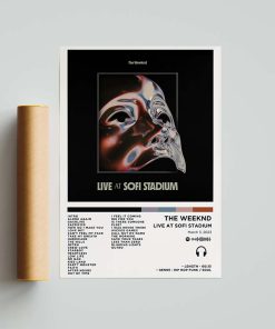 The Weeknd - Live At Sofi Stadium Album Poster