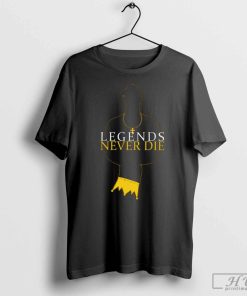 Tupac and Biggie Legends Never Die Design The Notorious B.I.G Biggie T-Shirt