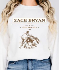 Zach Bryan The Burn Burn Burn Tour 2023 T-Shirt, Zach Bryan Concert Fan Sweatshirt, Country Music Shirt