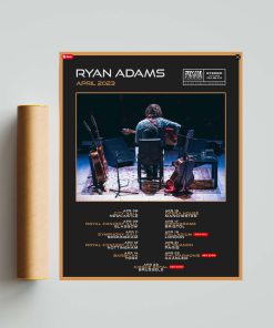 Ryan Adams Poster, Ryan Adams Tour, Ryan Adams Concert Poster