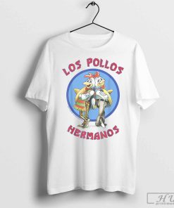 Breaking Bad Los Pollos Hermanos Back To Back Portrait Logo T-Shirt