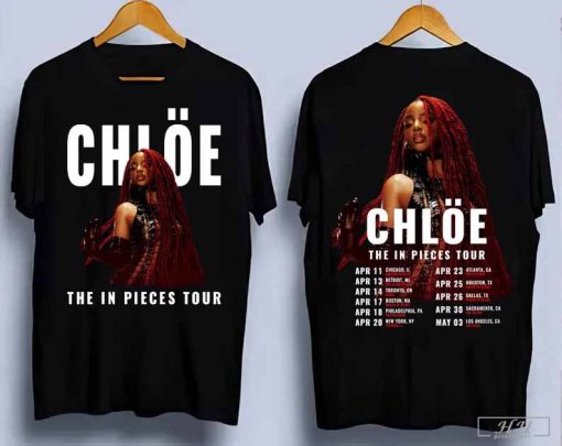 Chloe Tour T-Shirt, The In Pieces Tour Shirt, Chloe Bailey Graphic T-Shirt