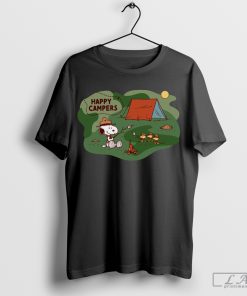 Happy Campers Peanuts Snoopy & Woodstock Shirt