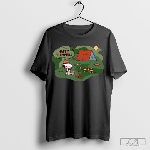 Happy Campers Peanuts Snoopy & Woodstock Shirt