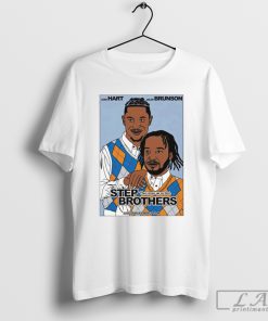 Josh Heart and Jalen Brunson Step Brothers T-shirt, Jalen Brunson Shirt, Josh Heart Tee, Retro New York Basketball Players T-shirt, Brother Day Shirt