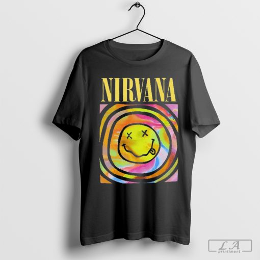 Nirvana Smile Face Crewneck Shirt, Cute Women Nirvana T-shirt