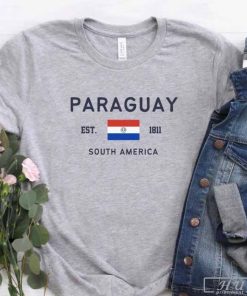 Paraguay Shirt, Paraguayan Flag T-Shirt, Unisex Soft and Comfortable Shirt