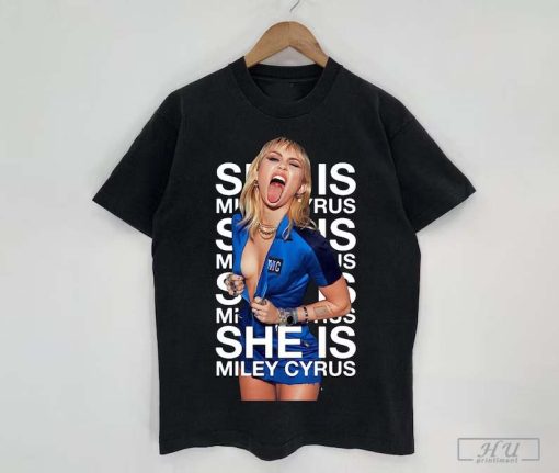 She Is Miley T-Shirt, Miley Bootleg Vintage Shirt, Music RnB Singer Rapper Shirt