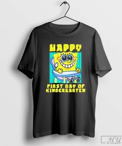 SpongeBob Happy First Day Of Kindergarten t-shirt