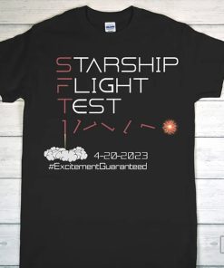 Starship Flight Test Milestone Tee, SFT1 Shirt, Rocket Lover Tshirt