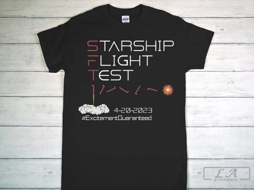 Starship Flight Test Milestone Tee, SFT1 Shirt, Rocket Lover Tshirt