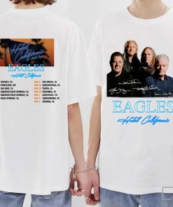 The Eagles Hotel California Tour 2023 Signature T-Shirt, Eagles Concert, Music Tour Shirt