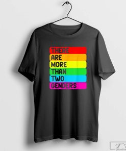 There Are More Than Two Genders Shirt, LGBQT Pride Shirt, Rainbow Shirt