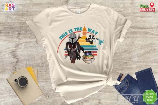 Star War T-Shirt, This Is The Way Shirt, The Mandalorian Tee, Baby Yoda Mandalorian Shirt