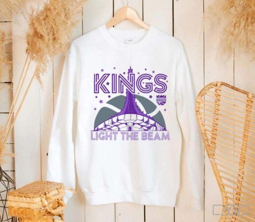 Light the Beam T-Shirt, Sacramento Kings Light The Beam Hyper Retro Sweatshirt