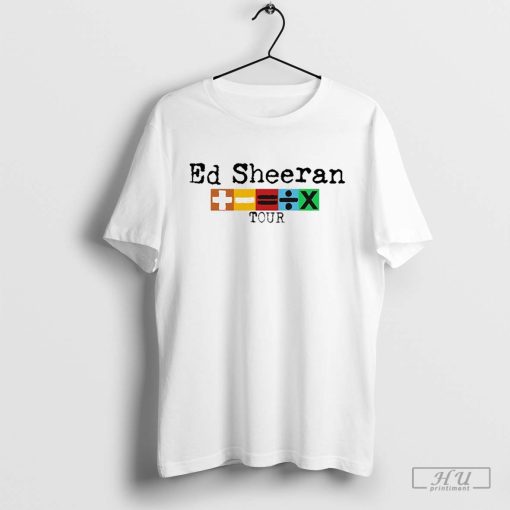 Ed Sheeran T-Shirt, Ed Sheeran Cncert Shirt, Ed Sheeran Lover Shirt, 2023 Ed SheeRan Mathematics America Tour Tee