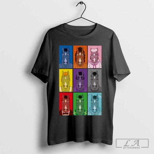 Graphic Bojack Horseman Colors Shirt, Comedy Cartoon Unisex Shirt, Bojack Horseman Shirt, Bojack Shirt, TV Series Tees