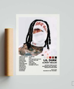 Lil Durk Poster, Almost Healed Poster, Album Cover Poster, Poster Print Wall Art, Custom Poster, Home Decor,Lil Durk, Almost Healed