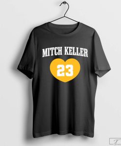 Mitch Keller Heart Pittsburgh Baseball Player T-Shirt, Mitch Keller Fan Shirt