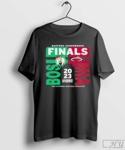 NBA 2023 Western Conference Finals Match Up Boston Celtics Vs Miami Heat T-Shirt
