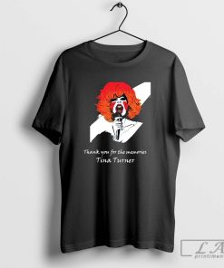 Rip Tina Turner Thank You For The Memories Shirt, Tina Turner R.I.P 2023 Shirt, RIP 1939-2023 Tees