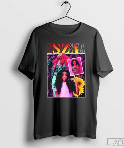 S.Z.A Vintage T-Shirt, Sza New Retro 90s Black Shirt, SZA Photoshoot, Music RnB Singer Rapper Tee