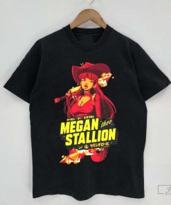 Vintage Megan Stallion T-Shirt, Megan Anime Cool Shirt, Megan Shirt, Music RnB Hiphop Rapper Shirt