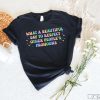 What A Beautiful Day to Respect Other People's Pronouns T-Shirt, LGBTQ+ Shirt, Human Rights Shirt