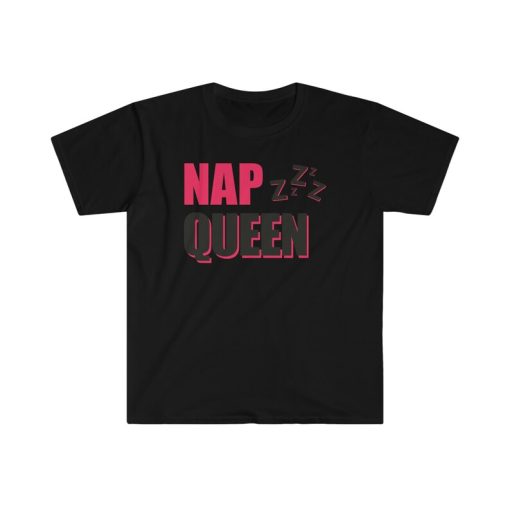 Nap Queen Funny Clever T-Shirt, Gift Idea for Women Mothers Day Birthday Gift