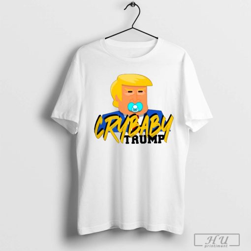 Crybaby Trump' Unisex Poly Cotton T-Shirt, Funny Shirt