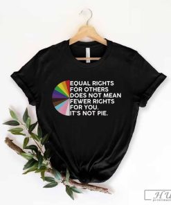 Equal Rights for Others Does Not Mean Fewer Rights for You Shirt, It Not Pie T-Shirt, Lgbt Rainbow, Black Rainbow