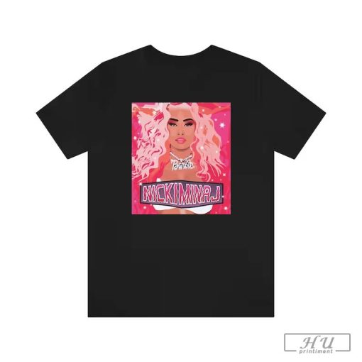 Nicki Minaj Shirt Oversized Rap Tee Barbie T-shirt, Female Rapper Tee Unisex Oversized Shirt, Nicki Minaj, Big Barbz Tee Female Rap Shirt