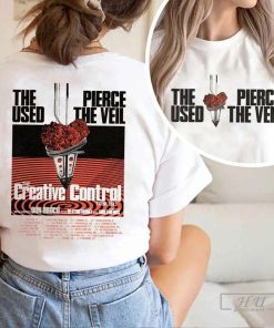 Pierce The Veil and The Used Tour 2023 T-Shirt, The Creative Control US Tour 2023 Merch Pierce The Veil Tour 2023 Concert Tee Sweatshirt