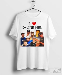 Stickermute I Love D-Line Men Shirt