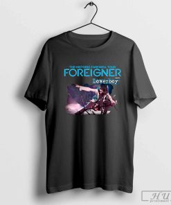 Vintage The Historic Farewell Tour Foreigner With Lover Boy 2023 T-Shirt