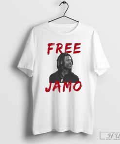 Kerby Joseph Free Jamo T-Shirt, Kerby Joseph wears 'Free Jamo' Shirt in Support of Jameson Williams, NFL Tee