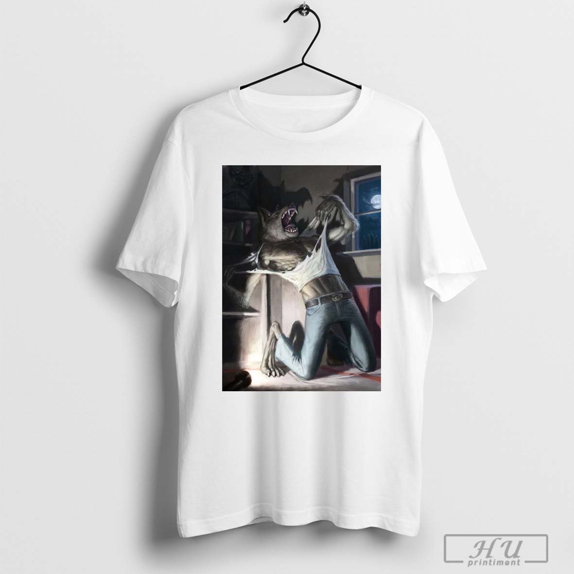 Wolf Ripping Shirt Meme' Men's T-Shirt