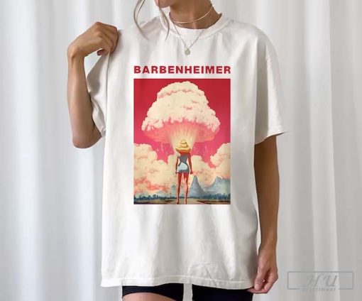 Barbie Oppenheimer T-Shirt, Barbieheimer Active Tee, Funny Movie Tee, Barbie Shirt, Oppenheimer Movie 2023 Shirt