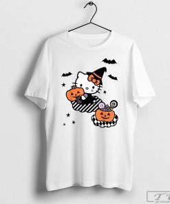 Hello Kitty Halloween T-Shirt, Trick or Treat Halloween Shirt, Halloween Gift