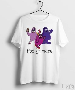 Nice HBD Grimace Grimace Meme T-Shirt