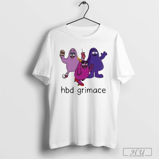 Nice HBD Grimace Grimace Meme T-Shirt