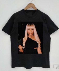 Rapper Nicki Bootleg Inspired Tee, Concert Nicki Unisex Black Shirt, Nicki Shirt, Rapper Legend Singer Music T-shirt, Gifts For Fan