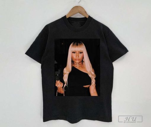 Rapper Nicki Bootleg Inspired Tee, Concert Nicki Unisex Black Shirt, Nicki Shirt, Rapper Legend Singer Music T-shirt, Gifts For Fan