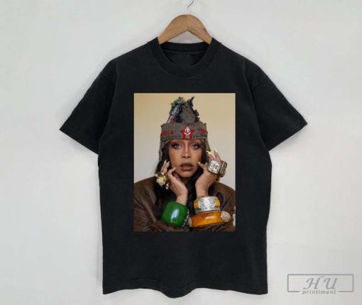 Singer BADU Aesthetic Black Shirt, Badu Retro Art T- Shirt, Legend Badu Shirt, America Album Singer Music T-shirt, Concert Fans Shirt