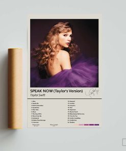 Speak Now (Taylor's Version) Album by Taylor Swift Poster, Taylor The Eras Tour Vintage Poster