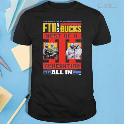 All In 2023 Matchup FTR vs. Young Bucks T-Shirt