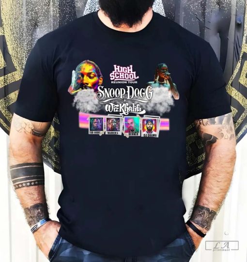 Awesome Snoop Dog High School Reunion 2023 Photo Design T-shirt